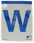Hector Rondon Signed Chicago Cubs 11x15 White W Garden Flag - RONFLG101 - Hector Rondon Signed Chicago Cubs 11x15 White W Garden Flag product image