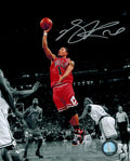 Derrick Rose Signed Bulls Red Jersey Action 8x10 Photo - ROS08P200 - Derrick Rose Signed Bulls Red Jersey Action 8x10 Photo product image