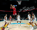 Derrick Rose Signed Bulls Action 8x10 vs Thunder (in Silver) - ROS08P204 - Derrick Rose Signed Bulls Action 8x10 vs Thunder (in Silver) product image