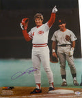 Pete Rose Signed Reds Action 4192 16x20 Photo - ROS16P100 - Pete Rose Signed Reds Action 4192 16x20 Photo product image