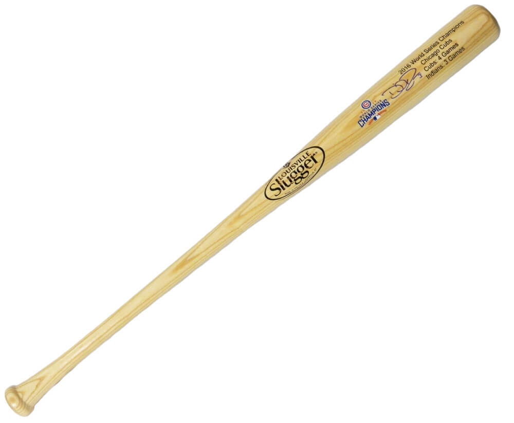 David Ross Signed Louisville Slugger Chicago Cubs 2016 World Series Champion Blonde Bat - ROSBAT115 - David Ross Signed Louisville Slugger Chicago Cubs 2016 World Series Champion Blonde Bat product image