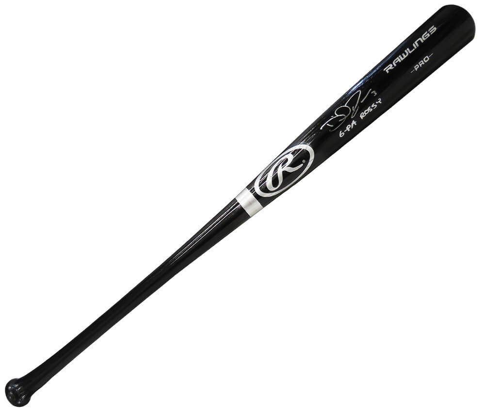 David Ross Signed Rawlings Pro Black Baseball Bat w/G-Pa Rossy - ROSBAT117 - David Ross Signed Rawlings Pro Black Baseball Bat w/G-Pa Rossy product image