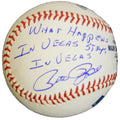 Pete Rose Signed Rawlings MLB Baseball w/What Happens In Vegas Stays In Vegas - ROSBSB111 - Pete Rose Signed Rawlings MLB Baseball w/What Happens In Vegas Stays In Vegas product image
