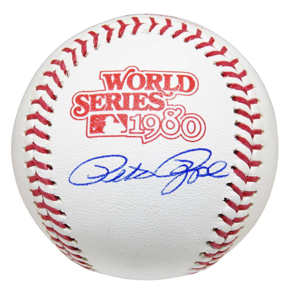 Pete Rose Signed Rawlings 1980 World Series (Philadelphia Phillies) Baseball - ROSBSB129 - Pete Rose Signed Rawlings 1980 World Series (Philadelphia Phillies) Baseball product image