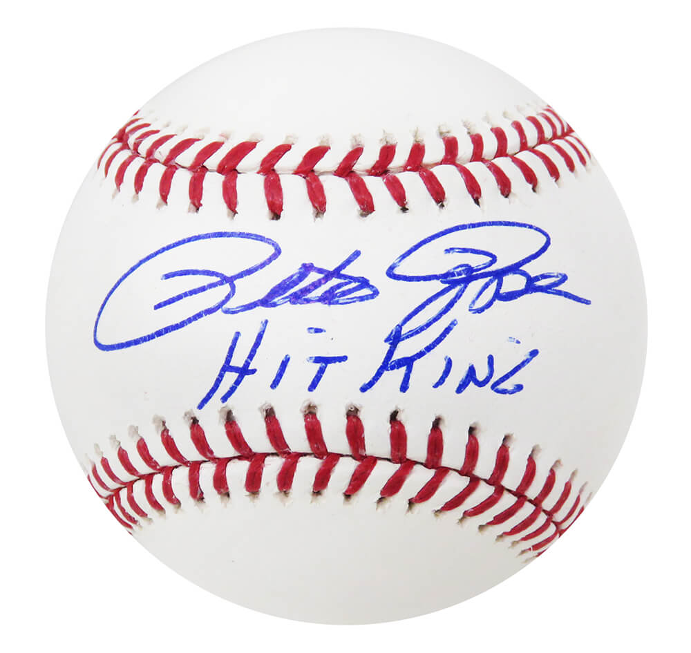 Pete Rose Signed Rawlings MLB Baseball w/Hit King - ROSBSB131 - Pete Rose Signed Rawlings MLB Baseball w/Hit King product image