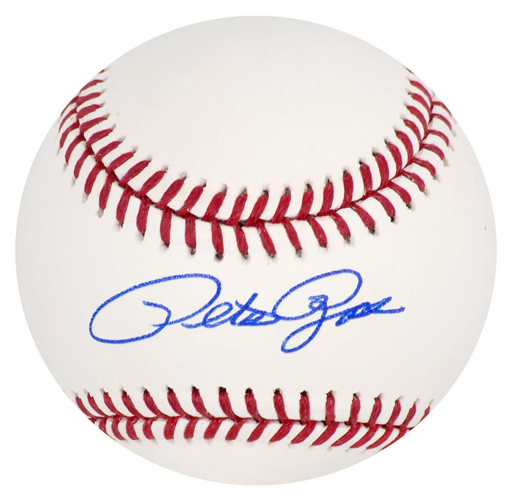 Pete Rose Signed Rawlings Official MLB Baseball - ROSBSB136 - Pete Rose Signed Rawlings Official MLB Baseball product image