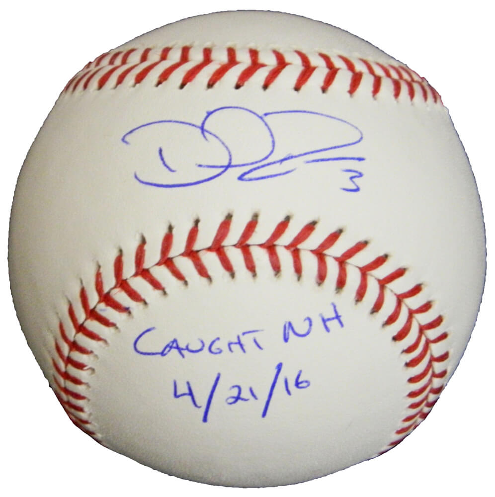 David Ross Signed Rawlings Official MLB Baseball w/Caught NH 4-21-16 - ROSBSB152 - David Ross Signed Rawlings Official MLB Baseball w/Caught NH 4-21-16 product image