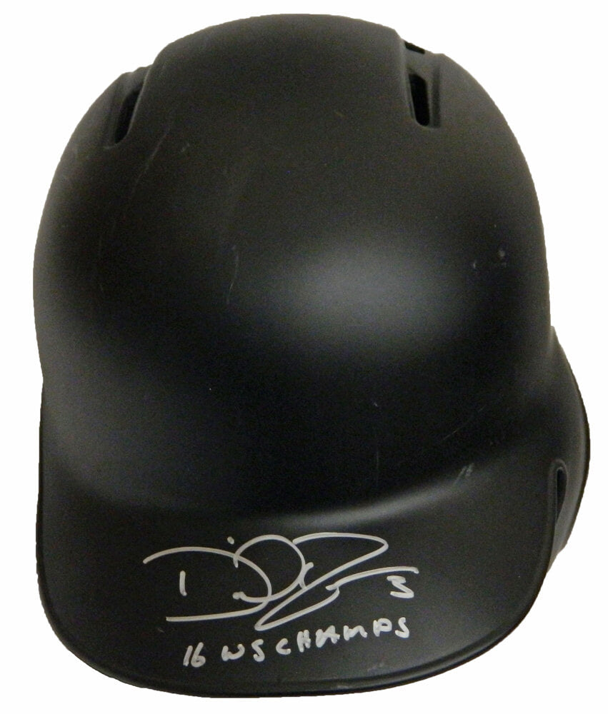 David Ross Signed Rawlings Black Chicago Cubs Game Issued Batting Helmet w/16 WS Champs - ROSBTH102 - David Ross Signed Rawlings Black Chicago Cubs Game Issued Batting Helmet w/16 WS Champs product image