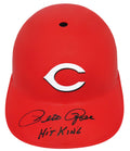 Pete Rose Signed Cincinnati Reds Replica Souvenir Batting Helmet w/Hit King - ROSBTH114 - Pete Rose Signed Cincinnati Reds Replica Souvenir Batting Helmet w/Hit King product image