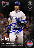 David Ross Signed Chicago Cubs 2016 Topps Now Card #573 - ROSCAR110 - David Ross Signed Chicago Cubs 2016 Topps Now Card #573 product image