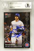 David Ross Signed Chicago Cubs 2016 Topps Now Card #573 (Beckett Encapsulated) - ROSCAR111 - David Ross Signed Chicago Cubs 2016 Topps Now Card #573 (Beckett Encapsulated) product image