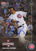 David Ross Signed Chicago Cubs 2016 Topps Now Card #CHC-10 - ROSCAR112 - David Ross Signed Chicago Cubs 2016 Topps Now Card #CHC-10 product image