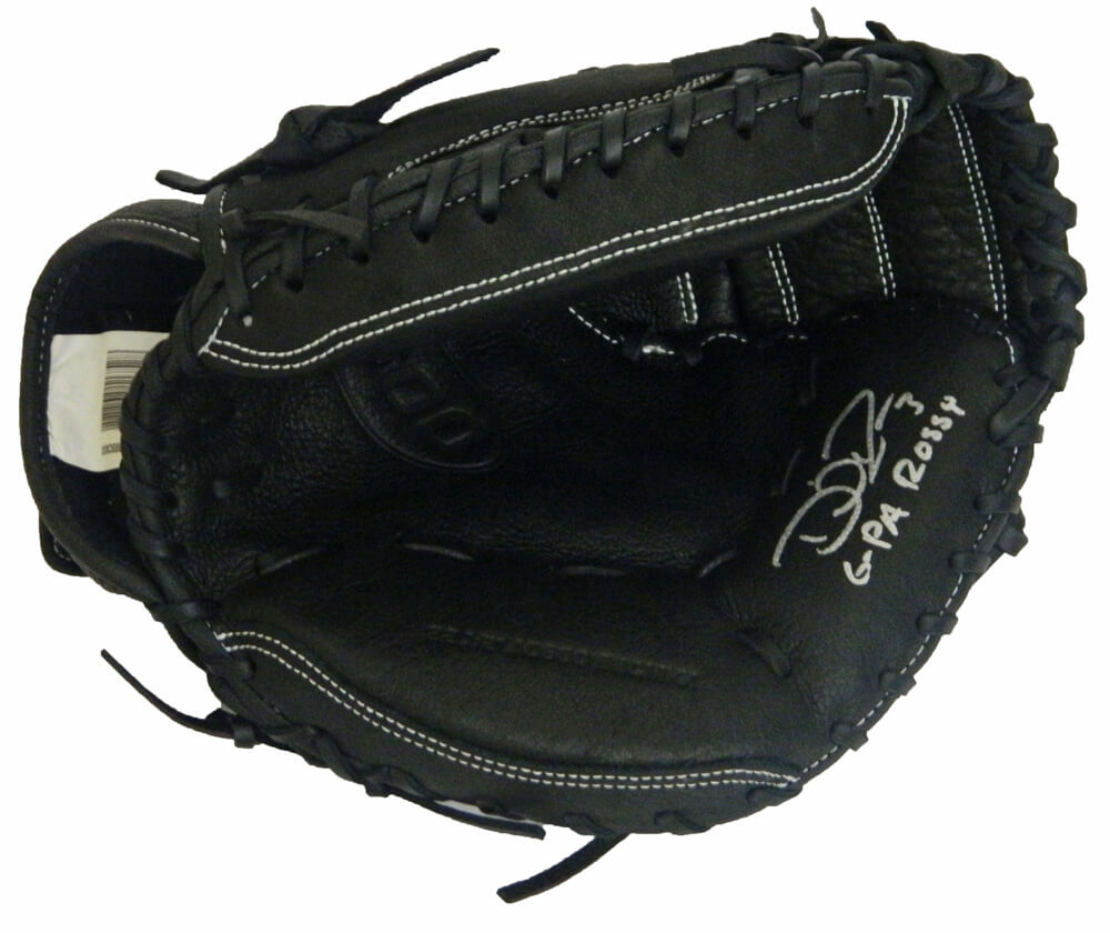 David Ross Signed Wilson A600 Black Catchers Glove w/G-Pa Rossy - ROSGLV103 - David Ross Signed Wilson A600 Black Catchers Glove w/G-Pa Rossy product image