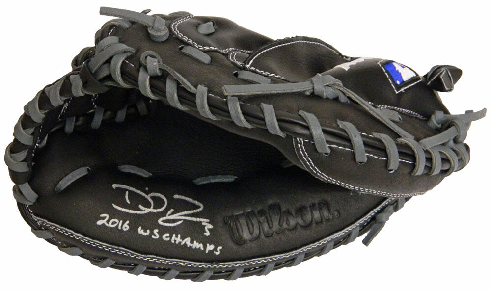 David Ross Signed Wilson A360 Black & Silver Catchers Glove w/2016 WS Champs - ROSGLV106 - David Ross Signed Wilson A360 Black & Silver Catchers Glove w/2016 WS Champs product image