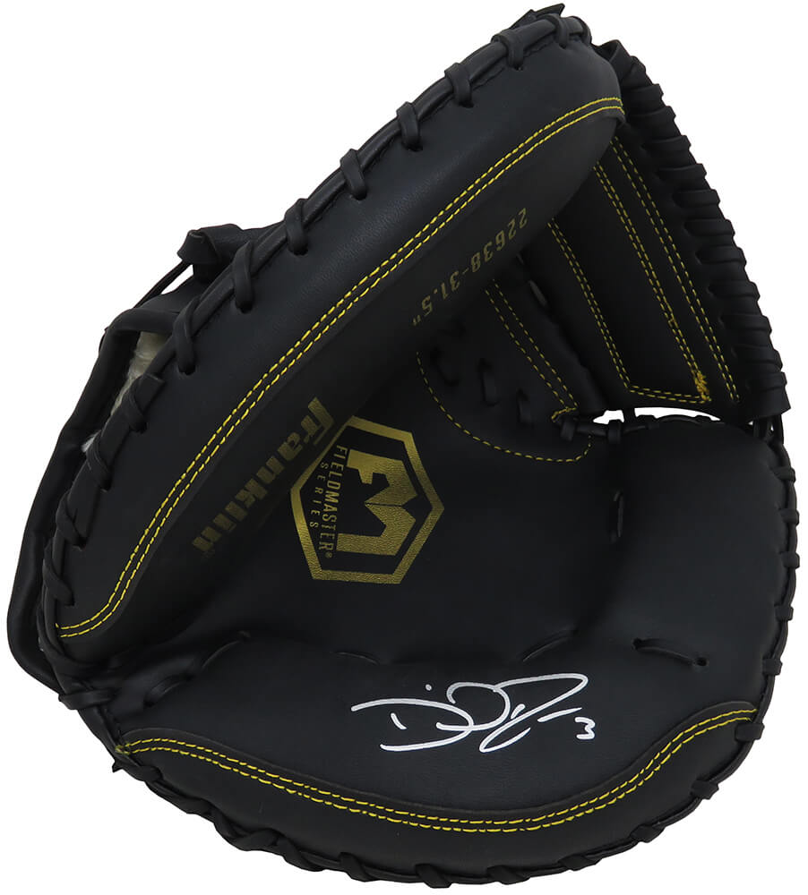 David Ross Signed Franklin FielderMaster Series Black Baseball Catchers Glove - ROSGLV109 - David Ross Signed Franklin FielderMaster Series Black Baseball Catchers Glove product image
