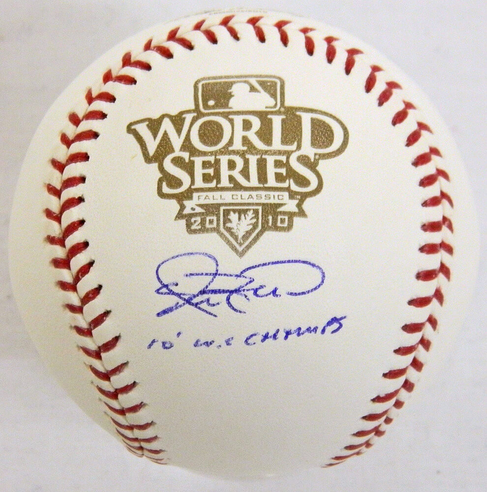 Aaron Rowand Signed 2010 World Series Baseball w/'10 WS Champs - ROWBSB101 - Aaron Rowand Signed 2010 World Series Baseball w/'10 WS Champs product image