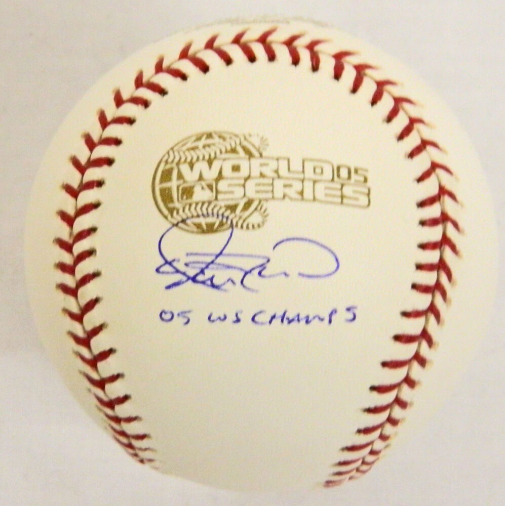 Aaron Rowand Signed 2005 World Series Baseball w/'05 WS Champs - ROWBSB102 - Aaron Rowand Signed 2005 World Series Baseball w/'05 WS Champs product image