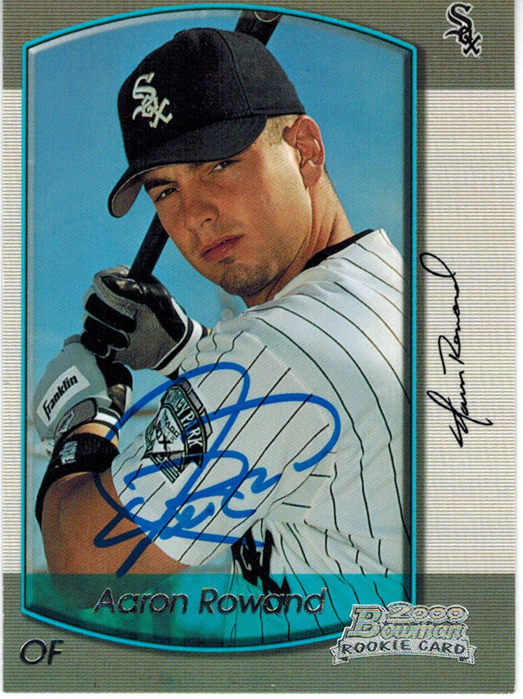Aaron Rowand Signed White Sox 2000 Bowman Rookie Card #379 - ROWCAR101 - Aaron Rowand Signed White Sox 2000 Bowman Rookie Card #379 product image