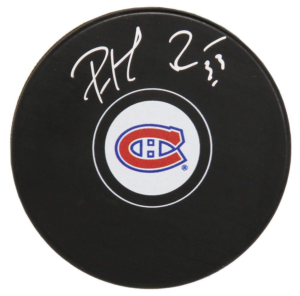 Patrick Roy Signed Montreal Canadiens Logo Hockey Puck - ROYPUC401 - Patrick Roy Signed Montreal Canadiens Logo Hockey Puck product image