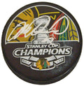 Michal Rozsival Signed Chicago Blackhawks 2013 Stanley Cup Champs Logo Hockey Puck - ROZPUC400 - Michal Rozsival Signed Chicago Blackhawks 2013 Stanley Cup Champs Logo Hockey Puck product image