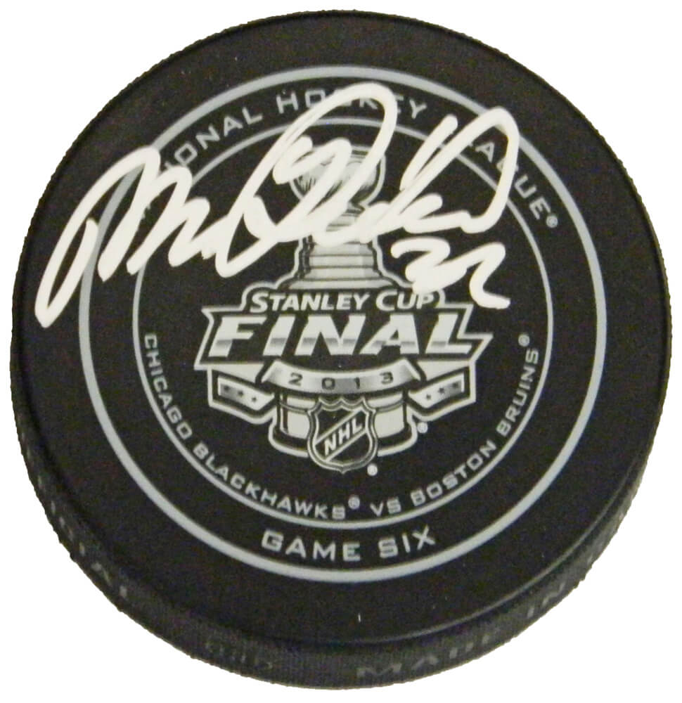 Michal Rozsival Signed Official 2013 Stanley Cup Finals Game Six Hockey Puck - ROZPUC403 - Michal Rozsival Signed Official 2013 Stanley Cup Finals Game Six Hockey Puck product image