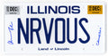Alan Ruck Signed Ferris Bueller's Day Off 'NRVOUS' Illinois License Plate w/Cameron - RUCOTH500 - Alan Ruck Signed Ferris Bueller's Day Off 'NRVOUS' Illinois License Plate w/Cameron product image