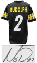 Mason Rudolph Signed Black Custom Football Jersey - RUDJRY300 - Mason Rudolph Signed Black Custom Football Jersey product image