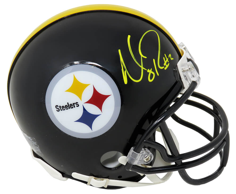 Mason Rudolph Signed Pittsburgh Steelers Riddell Speed Mini Helmet - RUDMIN300 - Mason Rudolph Signed Pittsburgh Steelers Riddell Speed Mini Helmet product image