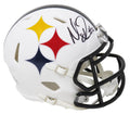 Mason Rudolph Signed Pittsburgh Steelers AMP Alternate Riddell Speed Mini Helmet - RUDMIN301 - Mason Rudolph Signed Pittsburgh Steelers AMP Alternate Riddell Speed Mini Helmet product image