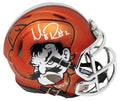 Mason Rudolph Signed Oklahoma State Cowboys Orange Pistol Pete Logo Riddell Speed Mini Helmet - RUDMIN303 - Mason Rudolph Signed Oklahoma State Cowboys Orange Pistol Pete Logo Riddell Speed Mini Helmet product image