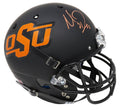 Mason Rudolph Signed Oklahoma State Cowboys Black Schutt Full Size Replica Helmet - RUDREP302 - Mason Rudolph Signed Oklahoma State Cowboys Black Schutt Full Size Replica Helmet product image