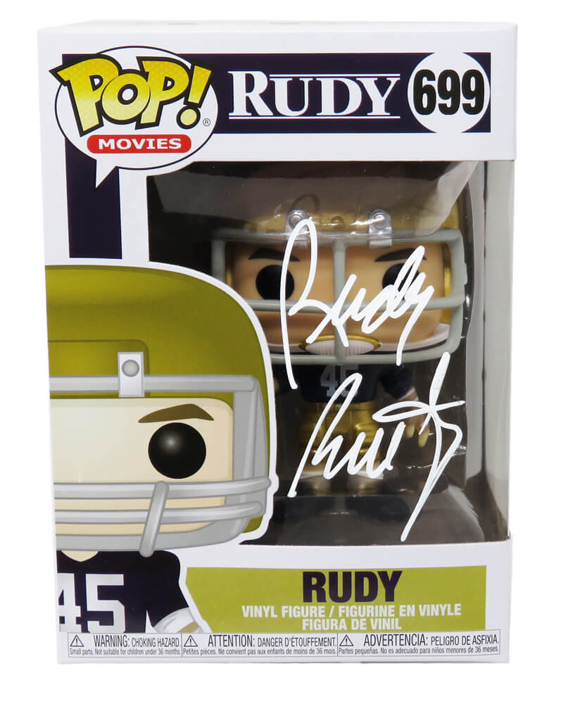 Rudy Ruettiger Signed Rudy Movie Notre Dame Funko Pop Doll #699 (JSA) - RUEFUN300 - Rudy Ruettiger Signed Rudy Movie Notre Dame Funko Pop Doll #699 (JSA) product image
