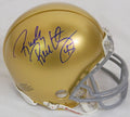 Rudy Ruettiger Signed Notre Dame Riddell Mini Helmet - RUEMIN300 - Rudy Ruettiger Signed Notre Dame Riddell Mini Helmet product image