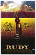 Rudy Ruettiger Signed 'Rudy' 11x17 Movie Poster w/Go Irish (Beckett) - RUEPST305 - Rudy Ruettiger Signed 'Rudy' 11x17 Movie Poster w/Go Irish (Beckett) product image