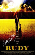 Rudy Ruettiger Signed Rudy 11x17 Movie Poster (White Ink) - RUEPST307 - Rudy Ruettiger Signed Rudy 11x17 Movie Poster (White Ink) product image