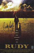 Rudy Ruettiger Signed 'Rudy' 11x17 Movie Poster w/The Sack - RUEPST311 - Rudy Ruettiger Signed 'Rudy' 11x17 Movie Poster w/The Sack product image