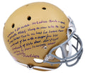 Rudy Ruettiger Signed Notre Dame Schutt Full Size Replica Helmet w/Five Foot Nothing..(Full Quote) - RUEREP312 - Rudy Ruettiger Signed Notre Dame Schutt Full Size Replica Helmet w/Five Foot Nothing..(Full Quote) product image