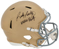 Rudy Ruettiger Signed Notre Dame Riddell Full Size Speed Replica Helmet w/Never Quit! - RUEREP314 - Rudy Ruettiger Signed Notre Dame Riddell Full Size Speed Replica Helmet w/Never Quit! product image