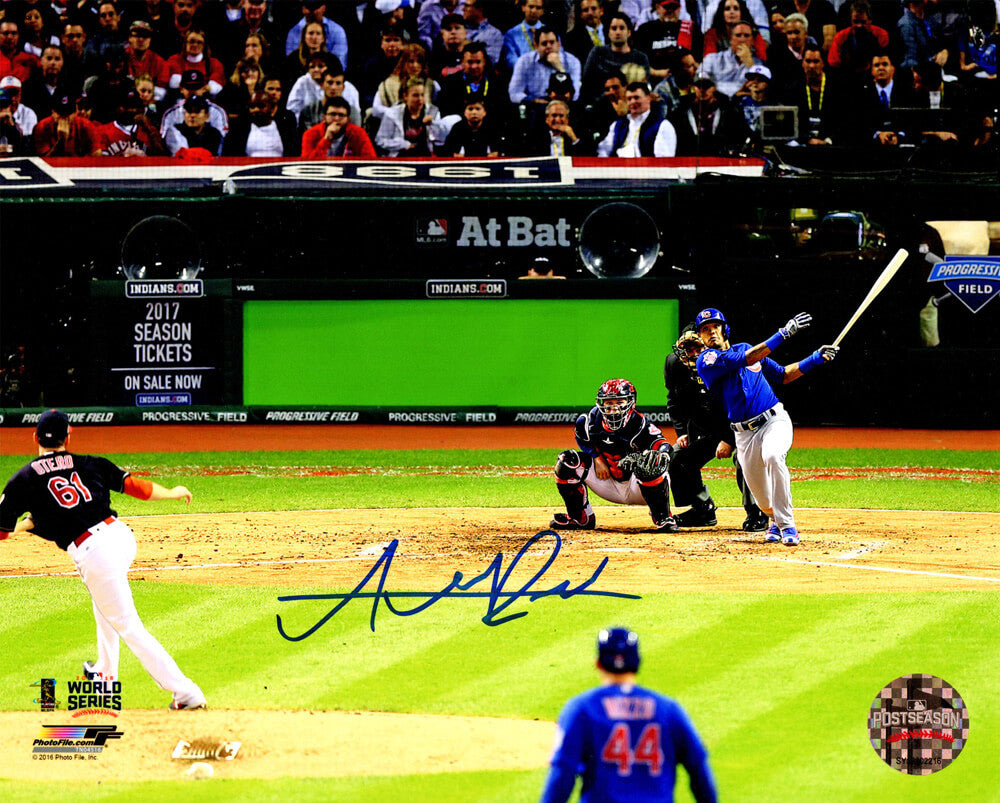 Addison Russell Signed Chicago Cubs 2016 World Series Game 6 Grand Slam 8x10 Photo - RUS08P101 - Addison Russell Signed Chicago Cubs 2016 World Series Game 6 Grand Slam 8x10 Photo product image