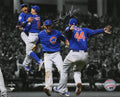 Addison Russell Signed Chicago Cubs 2016 World Series Infielders Celebration Spotlight 8x10 Photo - RUS08P105 - Addison Russell Signed Chicago Cubs 2016 World Series Infielders Celebration Spotlight 8x10 Photo product image