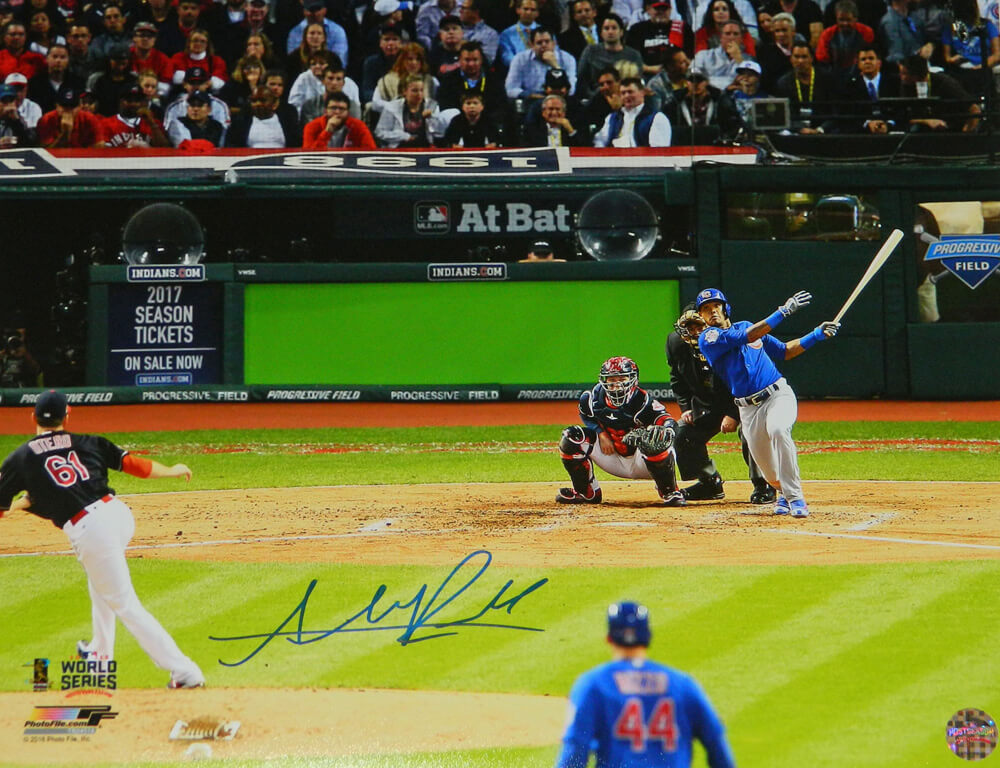 Addison Russell Signed Chicago Cubs 2016 World Series Game 6 Grand Slam 16x20 Photo - RUS16P100 - Addison Russell Signed Chicago Cubs 2016 World Series Game 6 Grand Slam 16x20 Photo product image