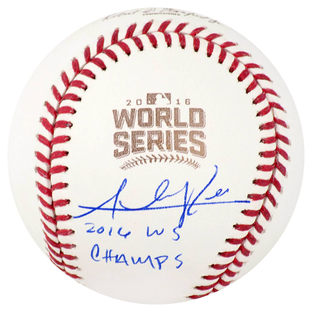 Addison Russell Signed Rawlings Official 2016 World Series Baseball w/16 WS Champs - RUSBSB103 - Addison Russell Signed Rawlings Official 2016 World Series Baseball w/16 WS Champs product image