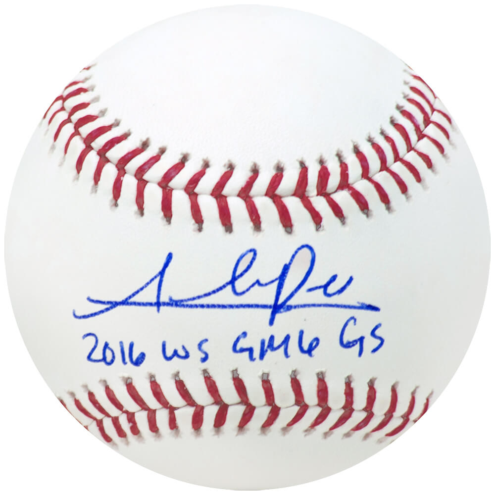 Addison Russell Signed Rawlings Official MLB Baseball w/2016 WS Gm 6 GS - RUSBSB105 - Addison Russell Signed Rawlings Official MLB Baseball w/2016 WS Gm 6 GS product image