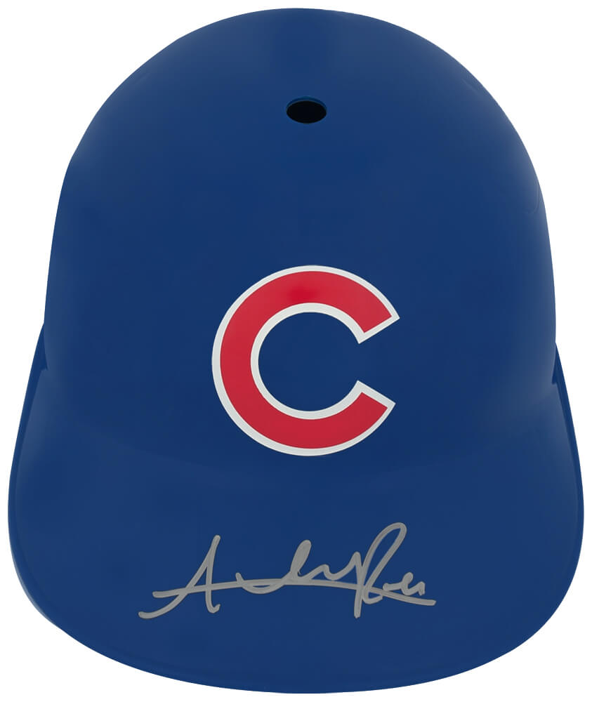 Addison Russell Signed Chicago Cubs Replica Souvenir Batting Helmet - RUSBTH100 - Addison Russell Signed Chicago Cubs Replica Souvenir Batting Helmet product image