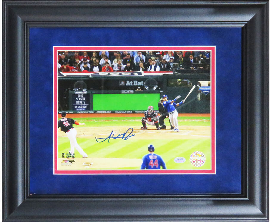 Addison Russell Signed & Framed Chicago Cubs 2016 World Series Game 6 Grand Slam 8x10 Photo - RUSFR8101 - Addison Russell Signed & Framed Chicago Cubs 2016 World Series Game 6 Grand Slam 8x10 Photo product image