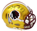 Mark Rypien Signed Washington Redskins Blaze Riddell Speed Mini Helmet w/SB XXVI MVP - RYPMIN301 - Mark Rypien Signed Washington Redskins Blaze Riddell Speed Mini Helmet w/SB XXVI MVP product image