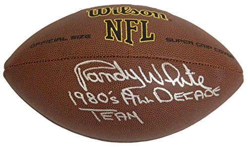 Randy White Signed Wilson NFL Super Grip Full Size Football w/1980's All-Decade Team - WHIFTB303 - Randy White Signed Wilson NFL Super Grip Full Size Football w/1980's All-Decade Team product image