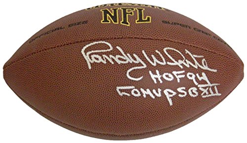 Randy White Signed Wilson NFL Super Grip Full Size Football w/HOF 94, Co-MVP SB XII - WHIFTB304 - Randy White Signed Wilson NFL Super Grip Full Size Football w/HOF 94, Co-MVP SB XII product image