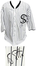 Ray Liotta Signed White Pinstripe Throwback Custom Baseball Jersey - LIOJRY500 - Ray Liotta Signed White Pinstripe Throwback Custom Baseball Jersey product image