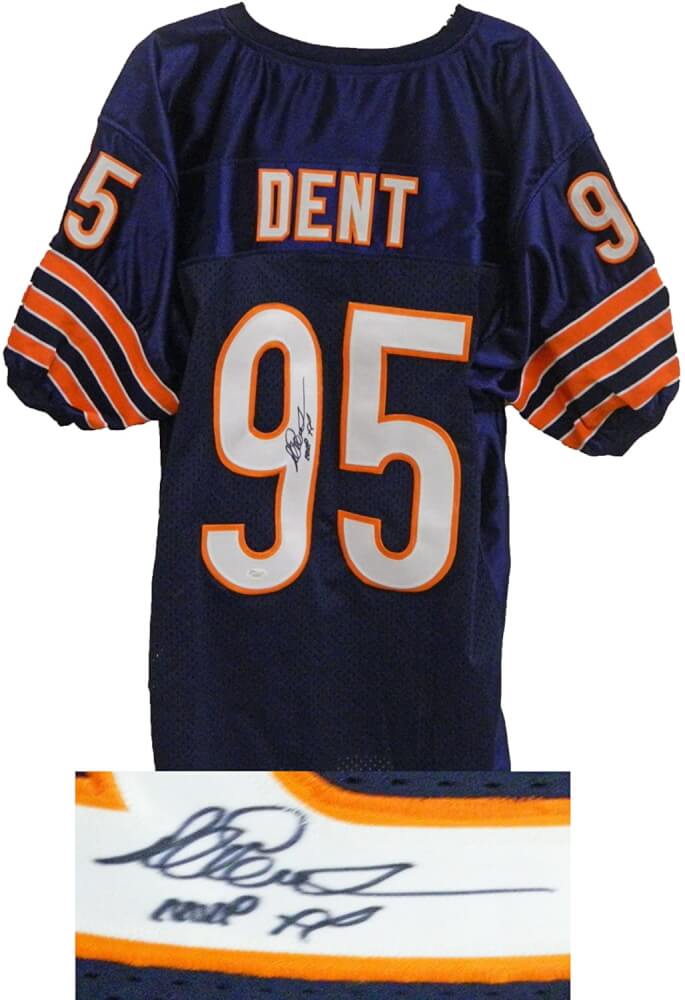 Richard Dent Signed Autographed Navy Custom Jersey w/MVP XX - JSA - DENJRY303 - Richard Dent Signed Autographed Navy Custom Jersey w/MVP XX - JSA product image